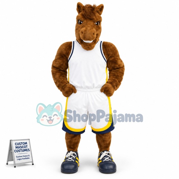 Basketball Horse Mascot Costume