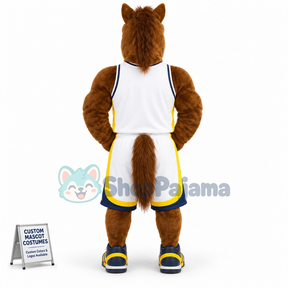 Basketball Horse Mascot Costume