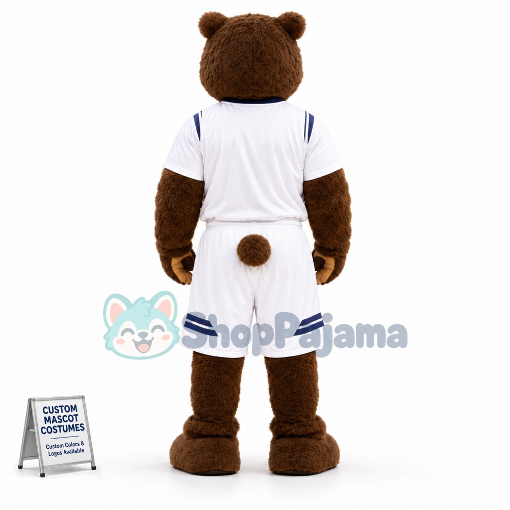 Brown Wolf Mascot Costume