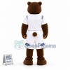 Brown Wolf Mascot Costume