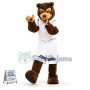 Brown Wolf Mascot Costume