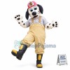 The Fire Chief Dalmatian Dog Mascot Costume