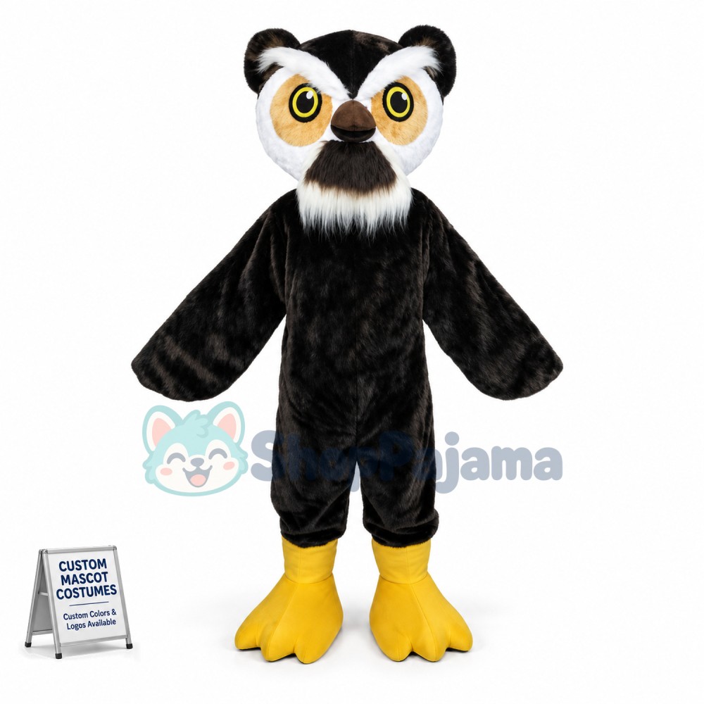 Adult Size Fancy Owl Mascot Costume Carnival Dress