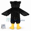 Black Owl Mascot Costume Custom Mascot