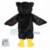 Black Owl Mascot Costume Custom Mascot