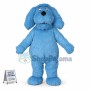Blue Furry Dog Mascot Costume
