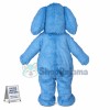 Blue Furry Dog Mascot Costume
