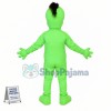 Adult Green Alien Mascot Costume
