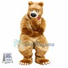 Thinker Bear Mascot Costume