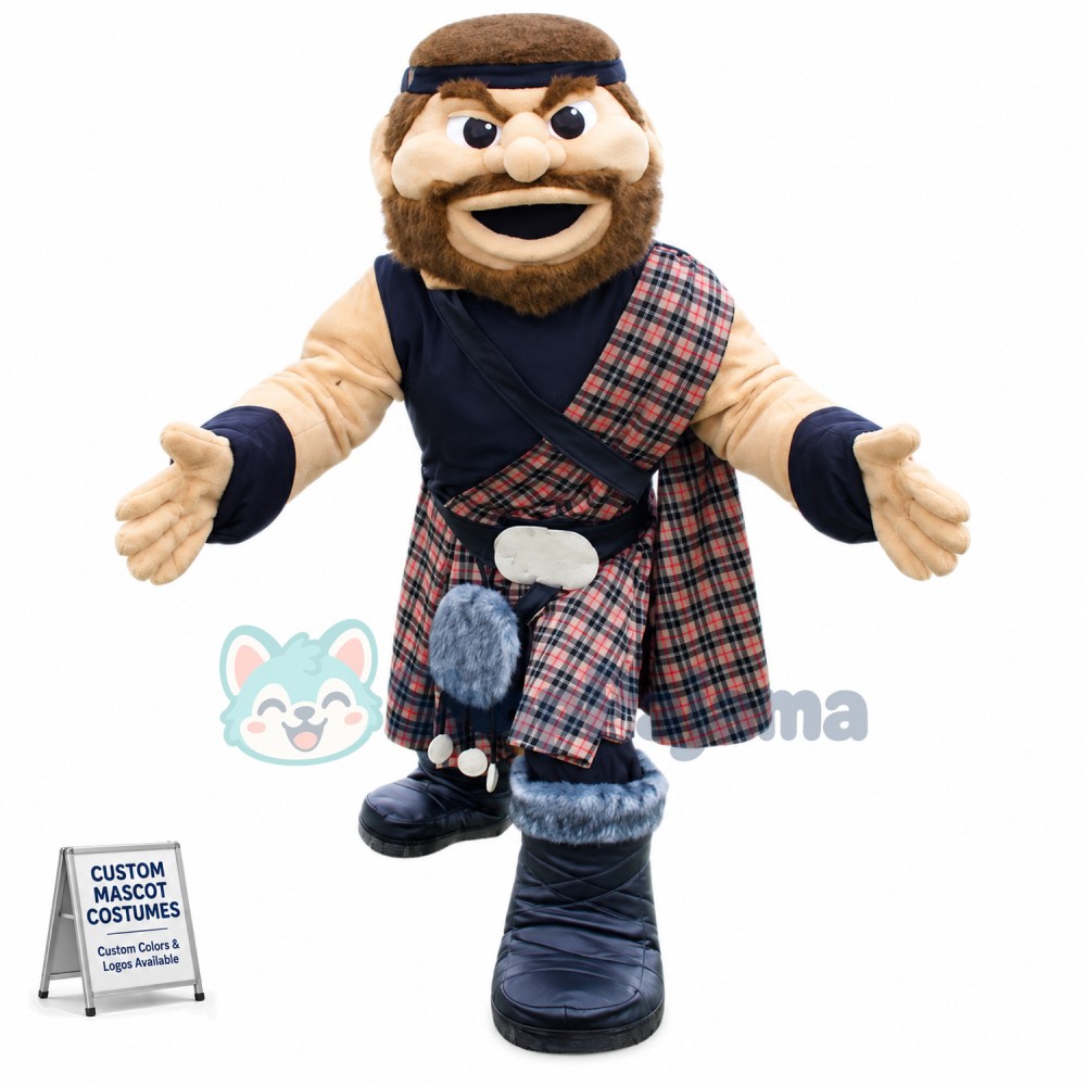 College Highlander Mascot Costume