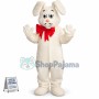  White Lightweight Rabbit Mascot Costume