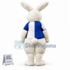 Fierce White Rabbit Mascot Costume