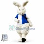 Fierce White Rabbit Mascot Costume