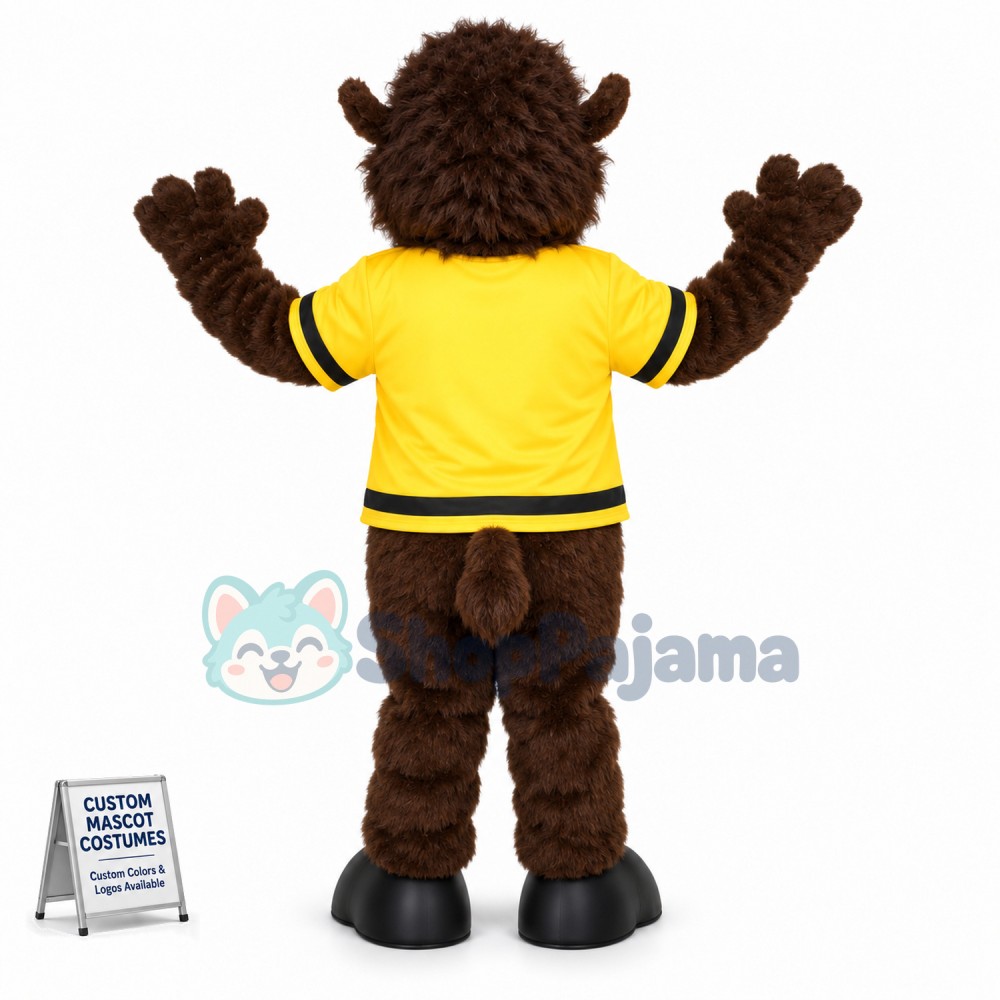 Wild Buffalo Mascot Costume