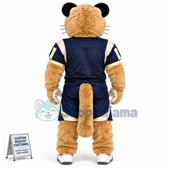 University Golden Panther Mascot Costume