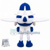 Blue Aircraft Mascot Costume