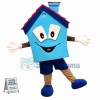 Custom Mascot Blue House Mascot Costume