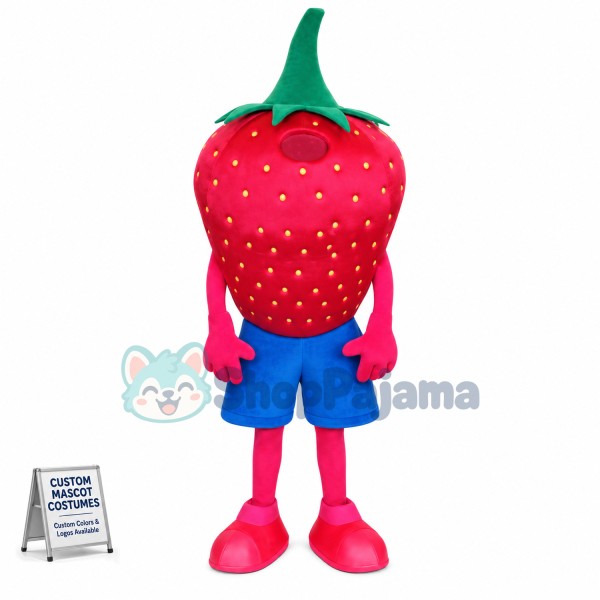 Custom Mascot Strawberry Mascot Costume