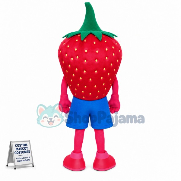 Custom Mascot Strawberry Mascot Costume