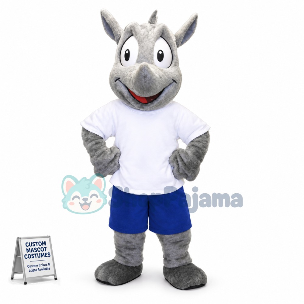 Custom Mascot Rhino Mascot Costume