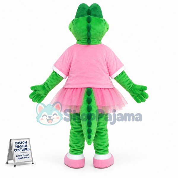 Beautiful Alice Alligator Mascot Costume