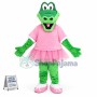 Beautiful Alice Alligator Mascot Costume