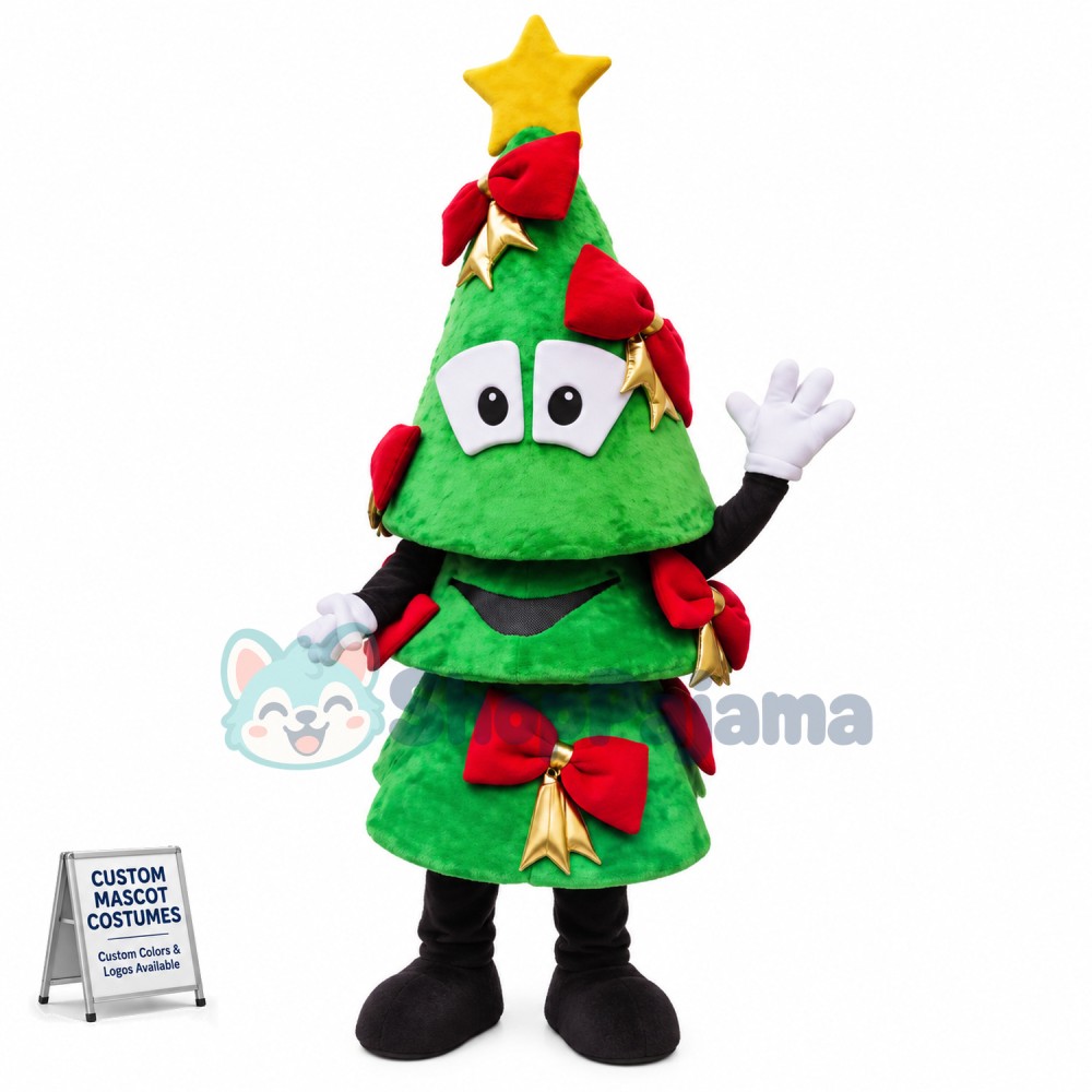 Christmas Tree Mascot Costume For Adult