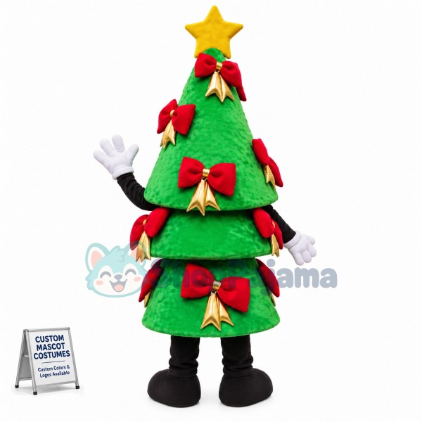 Christmas Tree Mascot Costume For Adult