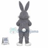Grey & White Rabbit Mascot Costume