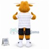 Brown Fluffy Cow Mascot Costume