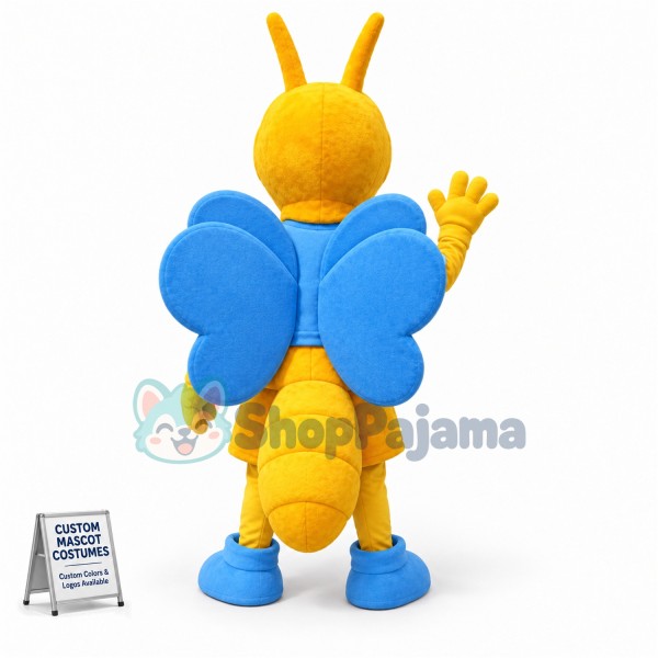 Custom Mascot Butterfly Mascot Costume