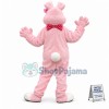 Deluxe Pink Bunny Rabbit Mascot Costume