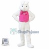 Deluxe White Bunny Rabbit Mascot Costume