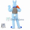 Deluxe Blue Bunny Rabbit Mascot Costume