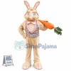 Tan Bunny Rabbit Mascot Costume