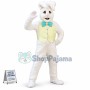 Cute White Bunny Rabbit Mascot Costume