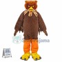 Brown Furry Owl Mascot Costume