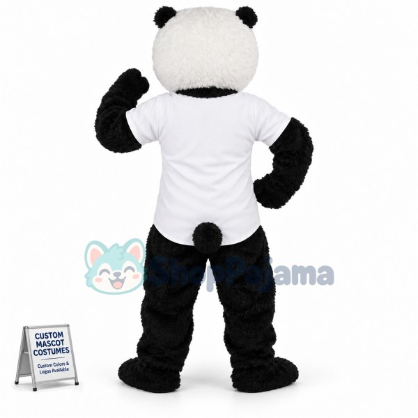 Baseball Panda Bear Mascot Costume