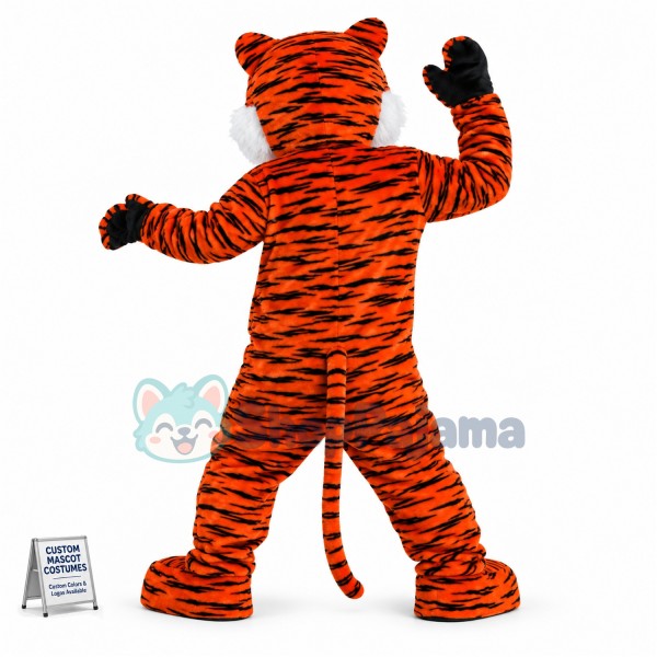 ADULT DELUXE  TIGER MASCOT COSTUME