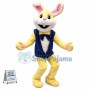 Yellow Bunny Mascot Costume