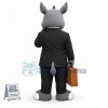 Gentleman Rhino Mascot Costume