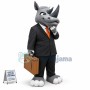 Gentleman Rhino Mascot Costume