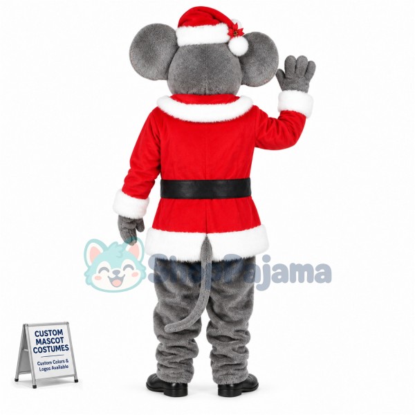 Xmas Mouse Mascot Costume