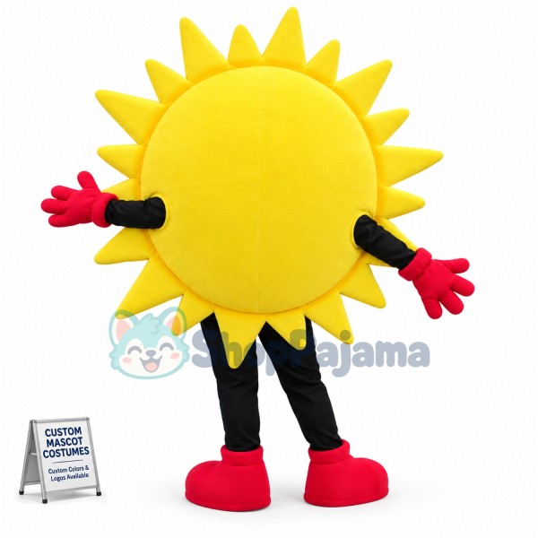 Sun Flower Mascot Costume