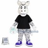 College Zebra Mascot Costume