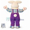 White Furry Easter Bunny Mascot Costume
