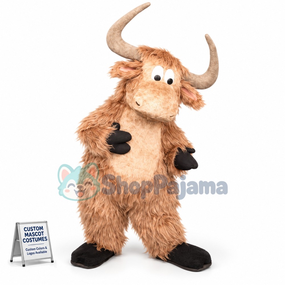 Custom Mascot Yak Mascot Costume