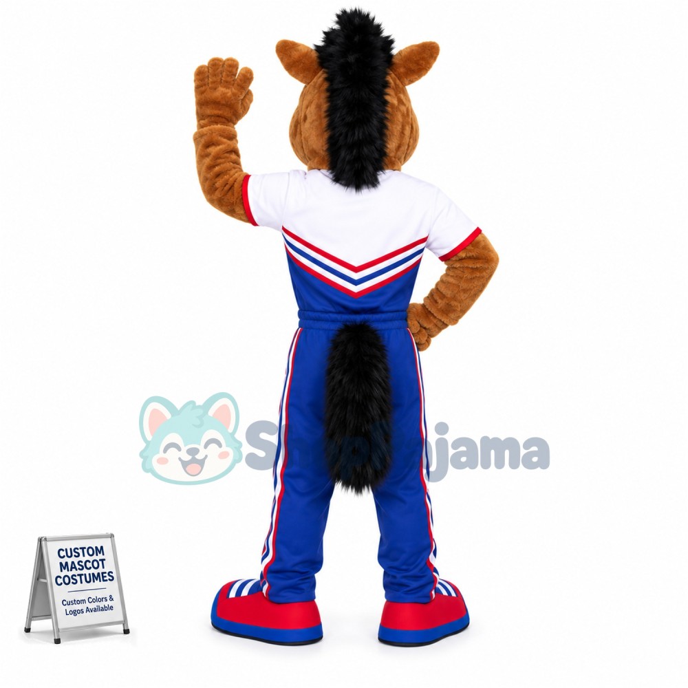 Custom Mascot College Mustang Mascot Costume