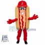 Happy Hotdog Mascot Costume