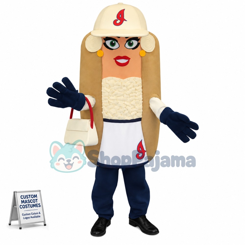 Beautiful Hotdog Mascot Costume